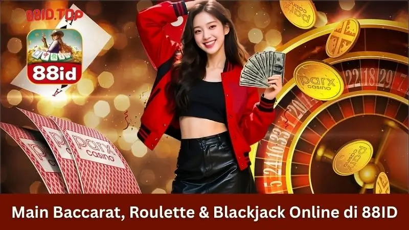 Main Baccarat, Roulette & Blackjack Online di 88ID